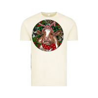 Vintage Arctic Brown Cow Christmas Vintage Tee - RanaPortraitStore