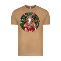 Vintage Camel Brown Cow Christmas Vintage Tee - RanaPortraitStore