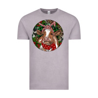 Vintage Zinc Brown Cow Christmas Vintage Tee - RanaPortraitStore