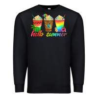 Black hello summer Premium Sweatshirt - Artiststas