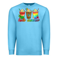 Ocean Blue hello summer Premium Sweatshirt - Artiststas