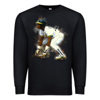 Black Rickey Henderson Premium Sweatshirt - minhPixels