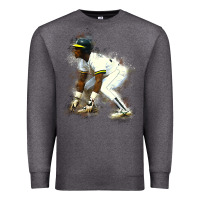 Charcoal Heather Rickey Henderson Premium Sweatshirt - minhPixels