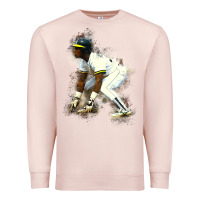 Pale Pink Rickey Henderson Premium Sweatshirt - minhPixels