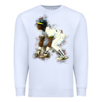 White Rickey Henderson Premium Sweatshirt - minhPixels
