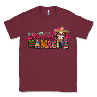 Burgundy Badass Mamacita Classic Tee - texasbilliewilder