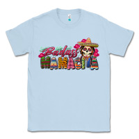 Dusty Blue Badass Mamacita Classic Tee - texasbilliewilder