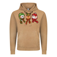 Vintage Camel christmas reindeer polar bear snowman Vintage Hoodie - CowGirlArtShop