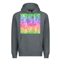 Rock watercolor rainbow tiger seamless pattern Premium Hoodie - BundleAndBundleShop