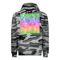 Slate Camo watercolor rainbow tiger seamless pattern Premium Hoodie - BundleAndBundleShop