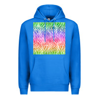 True Royal watercolor rainbow tiger seamless pattern Premium Hoodie - BundleAndBundleShop