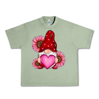 Oil Green valentines day with sunflowers gnomes Urban Heavy Tee - RanaPortraitStore