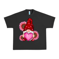 Pigment Black valentines day with sunflowers gnomes Urban Heavy Tee - RanaPortraitStore