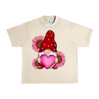 Sandshell valentines day with sunflowers gnomes Urban Heavy Tee - RanaPortraitStore