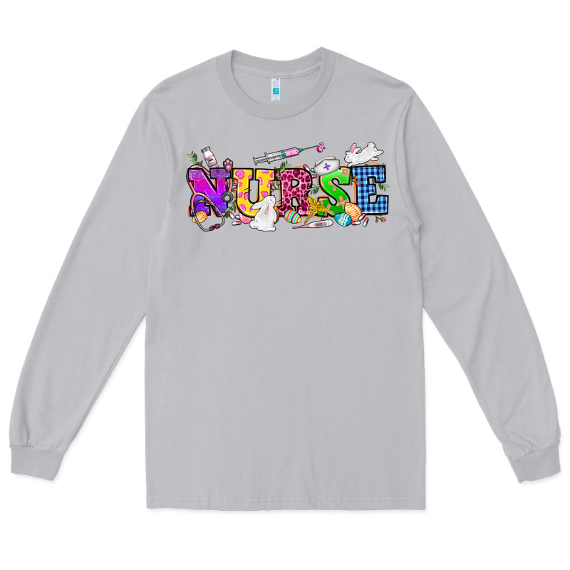 Easter Nurse Easter Day Long Sleeve Tee by HowdyJamesFarm | Teevron
