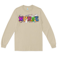 Mushroom Easter nurse Easter Day Long Sleeve Tee - HowdyJamesFarm