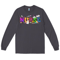 Smoke Easter nurse Easter Day Long Sleeve Tee - HowdyJamesFarm