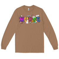 Toasted Coconut Easter nurse Easter Day Long Sleeve Tee - HowdyJamesFarm