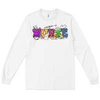 White Easter nurse Easter Day Long Sleeve Tee - HowdyJamesFarm