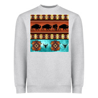 Native American Aztec Seamless Pattern 2 Heavyweight Sweatshirt | Teevron