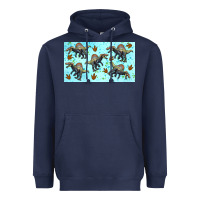 Navy spinosaurus sippy cup Heavyweight Hoodie - Artiststas