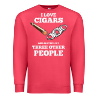 Cardinal Funny Cigar Accessories Gift Set Cigar Lover Smokers Party Premium Sweatshirt - minhPixels