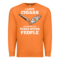 Carrot Funny Cigar Accessories Gift Set Cigar Lover Smokers Party Premium Sweatshirt - minhPixels