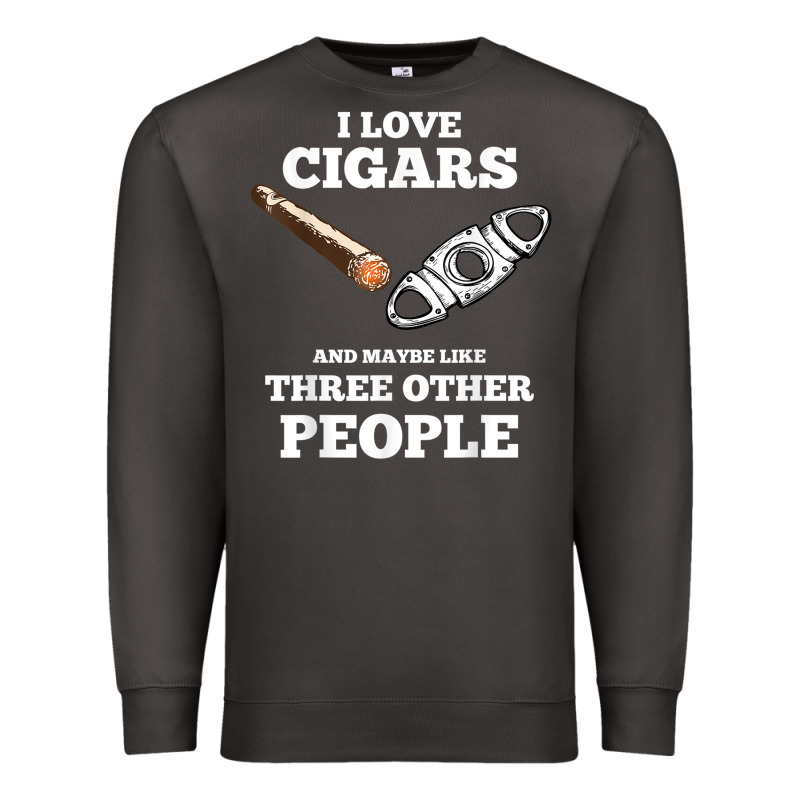 Funny Cigar Accessories Gift Set Cigar Lover Smokers Party Premium Sweatshirt by minhPixels | Teevron