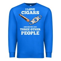 True Royal Funny Cigar Accessories Gift Set Cigar Lover Smokers Party Premium Sweatshirt - minhPixels