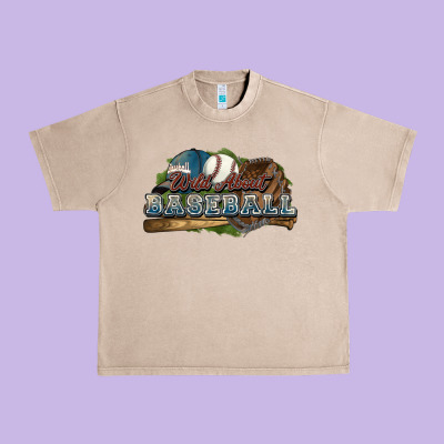 Wild About Baseball Urban Heavy Tee Designed By Howdyjamesfarm