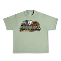Oil Green Wild about Baseball Urban Heavy Tee - HowdyJamesFarm