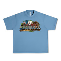 Pebble Blue Wild about Baseball Urban Heavy Tee - HowdyJamesFarm