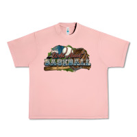 Salmon Wild about Baseball Urban Heavy Tee - HowdyJamesFarm