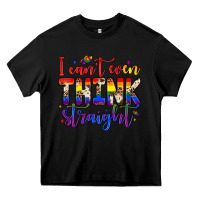 Black i can't even think straight Heavy Core Tee - JahusDesignShop
