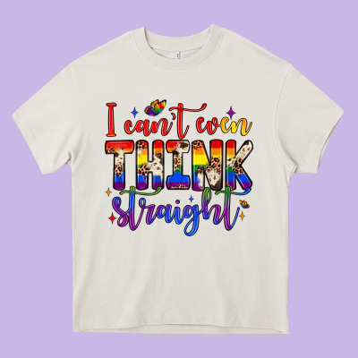 I Can't Even Think Straight Heavy Core Tee Designed By Jahusdesignshop