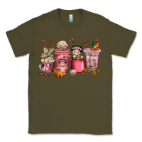 Army Green Cafecito y Chisme Coffee Cups Classic Tee - texasbilliewilder