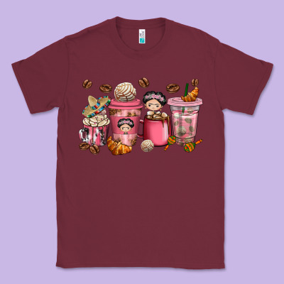 Cafecito Y Chisme Coffee Cups Classic Tee Designed By Texasbilliewilder