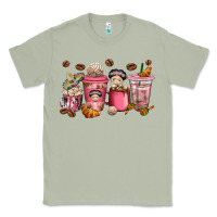 Matcha Cafecito y Chisme Coffee Cups Classic Tee - texasbilliewilder