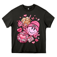 Asphalt retro valentines day Heavy Core Tee - LillyAllenDesigns