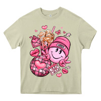 Mossy retro valentines day Heavy Core Tee - LillyAllenDesigns