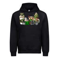 Black veteran coffee cups Urban Hoodie - AdoDesignShop