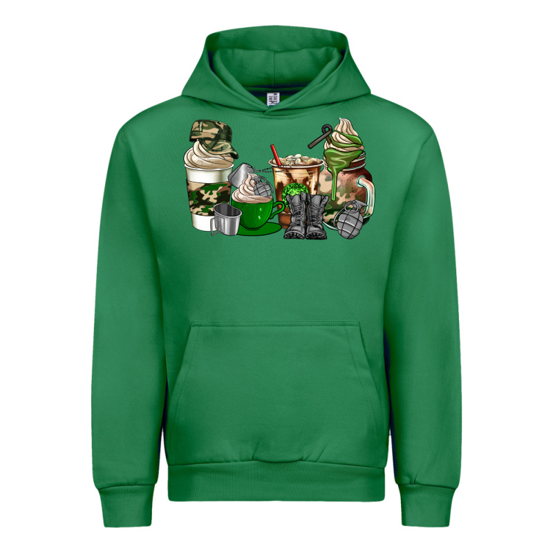 Veteran Coffee Cups Urban Hoodie by AdoDesignShop | Teevron