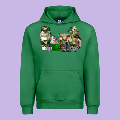 Veteran Coffee Cups Urban Hoodie Designed By Adodesignshop