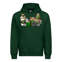 Forest Green veteran coffee cups Urban Hoodie - AdoDesignShop