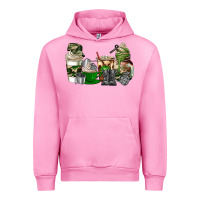 Fuchsia Pink veteran coffee cups Urban Hoodie - AdoDesignShop