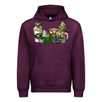 Mauve Wine veteran coffee cups Urban Hoodie - AdoDesignShop