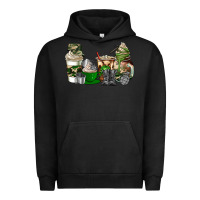 Pigment Black veteran coffee cups Urban Hoodie - AdoDesignShop