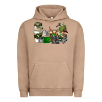 Pigment Burro veteran coffee cups Urban Hoodie - AdoDesignShop