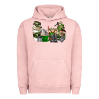 Pigment Salmon veteran coffee cups Urban Hoodie - AdoDesignShop