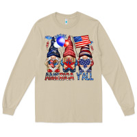 America Y'all With Gnomies Long Sleeve Tee | Teevron